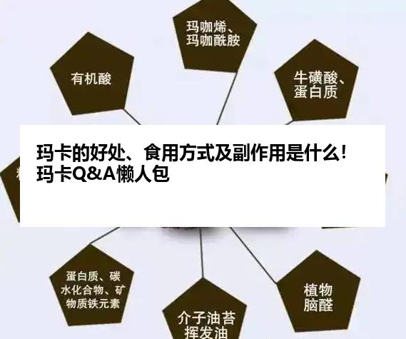 玛卡的好处、食用方式及副作用是什么！玛卡Q&A懒人包