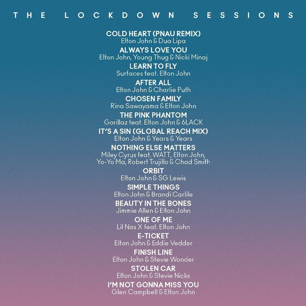 封城期间录新专辑 艾尔顿强亲预告：10月发行