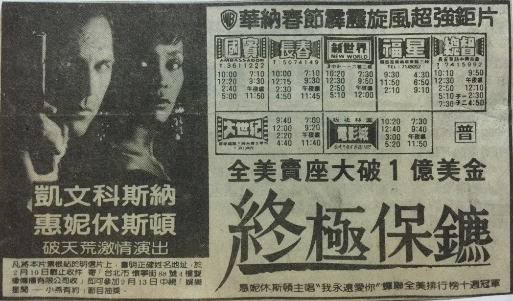 惠妮休斯顿首次演戏就爆红 完胜逃学威龙、射雕英雄传