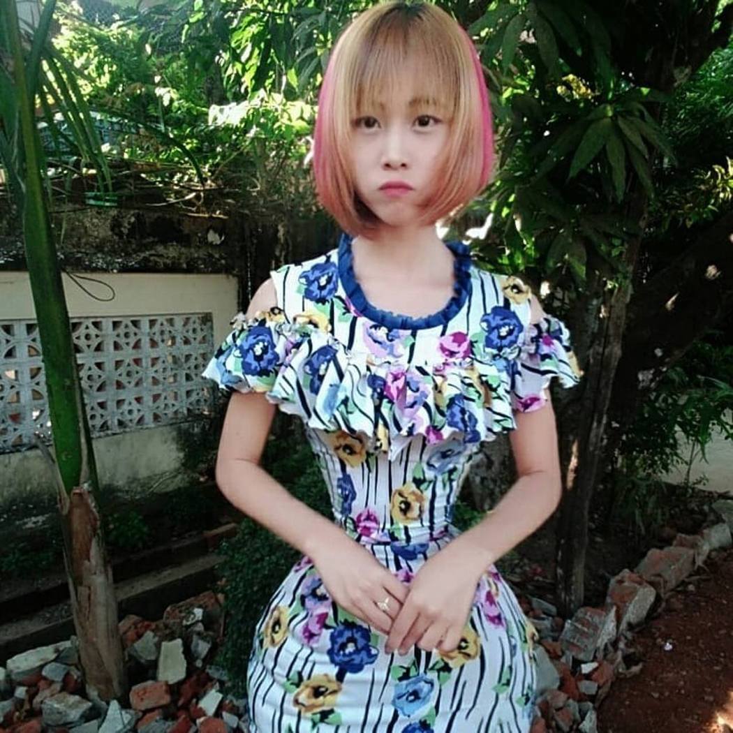 缅甸少女腰围仅13.7吋!坚称无P图身材纯天然目标挑战健力士