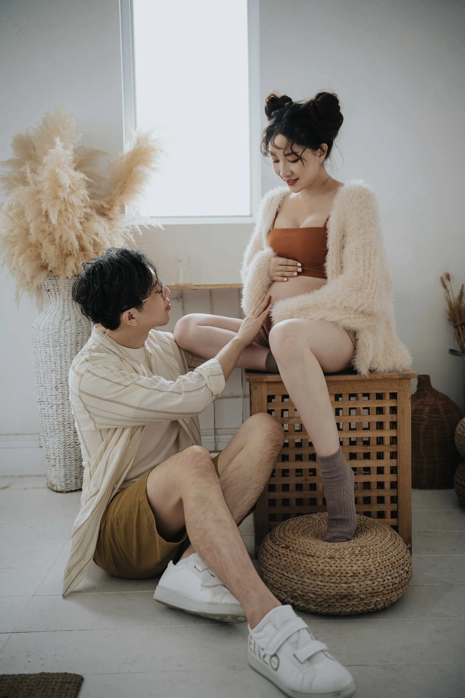我们的第一组全家福!订制理想中的孕妇写真