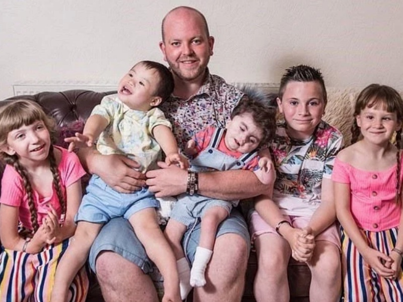 超级奶爸收养6名身心障碍童:能有机会陪伴孩子们长大,是我的福气,他们丰