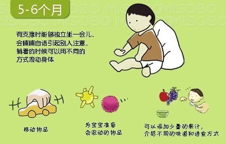 有支撑能够独立坐一会,会喃喃自语引起别人注意,躺着的时候可以用不同的方式滚动身体