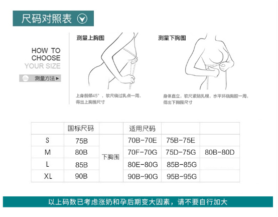 如何挑选哺乳内衣  牢记这两个要点