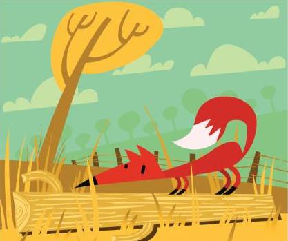 狐狸摘桃子的胎教故事