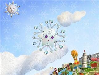 小雪花和女孩的胎教故事