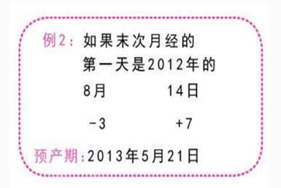 预产期计算方法公式（预产期计算公式加9减3）