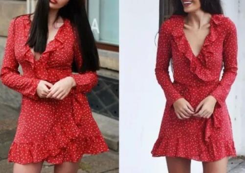 大胸平胸穿同一件衣服对比：效果各不相同（图）