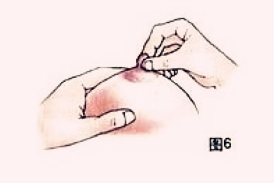 催奶按摩的手法示意图 下奶效果立竿见影