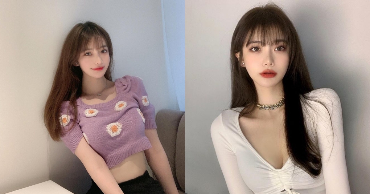 性感甜心「luna」短上衣让纤腰外露「逆天曲线」越看越迷人！