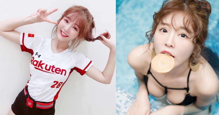 乐天啦啦女神「倪暄」最新写真曝光！「阵阵乳波」攻陷网友心
