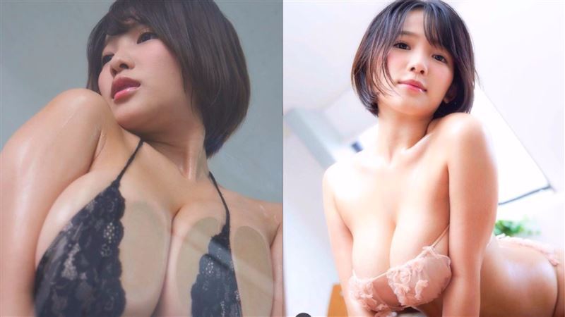 写真女星天木纯(天木じゅん)胸围太惊人了罩罩完全遮不住!