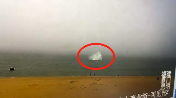 福建观音山一直升机坠海