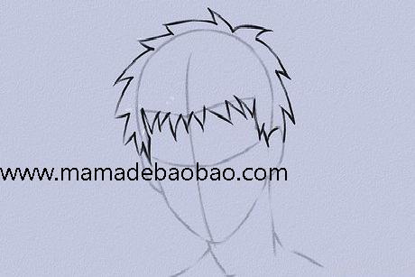 6种方法来画动漫人物的头发(男性动画人物)