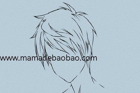 6种方法来画动漫人物的头发(男性动画人物)