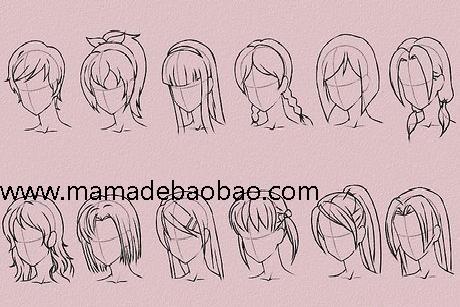 6种方法来画动漫人物的头发(男性动画人物)