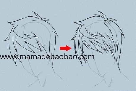 6种方法来画动漫人物的头发(男性动画人物)
